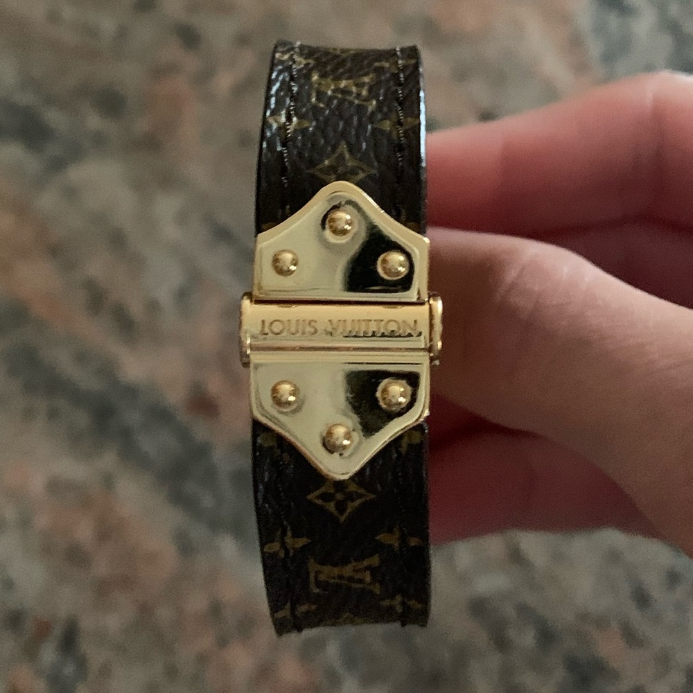 Authentic Louis Vuitton Nano monogram bracelet